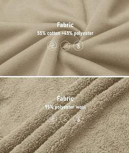 Sweat-shirts à capuche à manches longues de haute qualité pour hommes, sweat-shirt en sherpa, sweat-shirt chaud d'hiver - Product Image 2