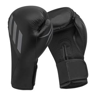 Guantes de boxeo de entrenamiento de color sólido profesional de alta calidad para MMA Kickboxing Sanda-Cuero Premium hecho en Pakistán - Product Image 2