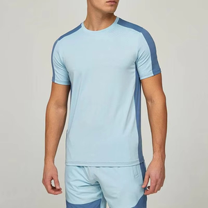 High Quality <b>Men's</b> Summer Two Piece Sets Quick Drying Sportswear Breathable Running <b>Men</b> <b>Shorts</b> <b>and</b> <b>T</b> <b>Shirt</b> Set - Product Image 4