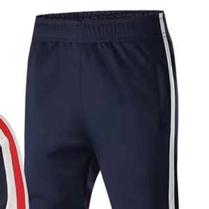 <b>Men</b> High Quality <b>Micro</b> Polyester Fabric Tracksuit Athletic Gym Fitness Running Training Sportswear Durable Comfort Daily Set - Product Image 5