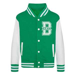 Chaqueta de lana personalizada completa para mujer, bombardero universitario de alta calidad, escuela de béisbol y Collage, chaqueta Vintage Letterman para mujer - Product Image 3