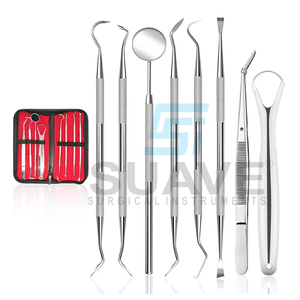 Gran oferta, Kits dentales de acero inoxidable, instrumentos, Herramientas de limpieza de dientes, Kit de higiene Dental de SUAVE SURGICAL INSTRUMENTS - Product Image 1