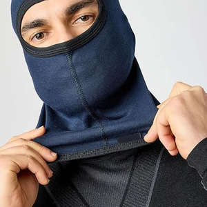 Cache-cou thermique en polaire polyester bleu marine, coupe-vent, pour sports de plein air, ski, pêche, cyclisme, léger - Product Image 3