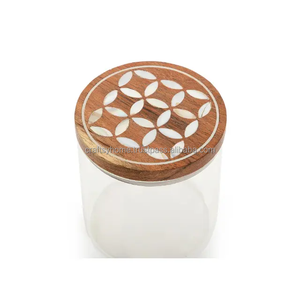 Latest Acrylic Teak Storage Box Mother Pearl Inlay Work Lid Antique Imitation Style Custom Finish for <b>Home</b> Hotel Restaurant Use - Product Image 5