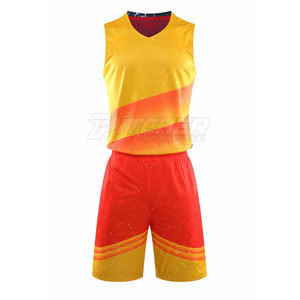 Custom Breathable Plus Size Basketball Uniform Team Set Durable Jersey and Shorts for Sports <b>Clubs</b> and Players - Product Image 1