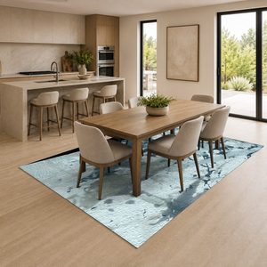 <b>RUGS</b> DEPOT LXDP-0855 Wholesale Multicolor Neutral Modern Vintage Digital Printed Machine Washable Chenille Area <b>Rug</b> <b>Non</b> <b>Slip</b> - Product Image 4