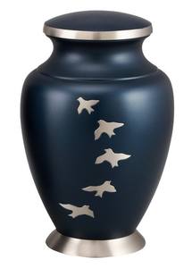 Urnes de crémation adultes en laiton avec l'émail vert de couleur d'émail de conception de forme de coeur rouge fini pour des cendres. - Product Image 3