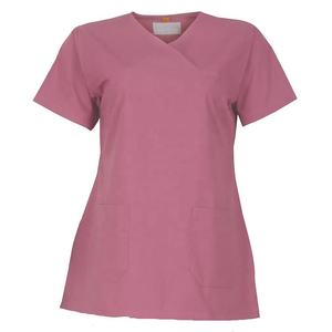 Meilleures ventes : Ensembles d'uniformes médicaux décontractés respirants pour femmes, avec broderie personnalisée, à manches courtes, pour infirmières - Product Image 2