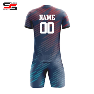 เสื้อฟุตบอลเสื้อทีมฟุตบอลพิมพ์ลายดิจิทัลเต็มตัวเสื้อเจอร์ซีย์ทีมออกแบบได้ตามต้องการ1ชุด - Product Image 4