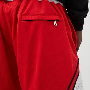 Short en polyester confortable et décontracté à taille moyenne imprimé pour hommes maillot de basket-ball maille court taux de gros bon marché service OEM - Product Image 4