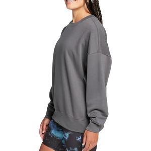 Chaleco de Forro Polar 100% Algodón para Mujer, Invierno, 180-220G, Peso Pesado, Color Liso Básico, Cuello Redondo, Ajuste Holgado, Estilo Urbano - Product Image 3