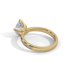 IGI Certified VVS Clarity Lab Grown Oval Cut Diamond Solitaire Engagement <b>Ring</b> 18K Gold for Wedding or Party <b>Fine</b> Jewelry - Product Image 2