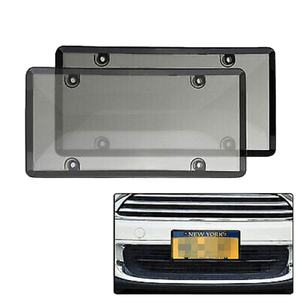 2 protections de plaque d'immatriculation incassables, housses à bulles, ajustement universel, cadre de plaque d'immatriculation, vis de fixation, accessoires automobiles - Product Image 2