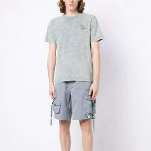 Camiseta de Hombre con Lavado Ácido, Manga Corta, Estilo Urbano, Acabado Lavado - Product Image 2