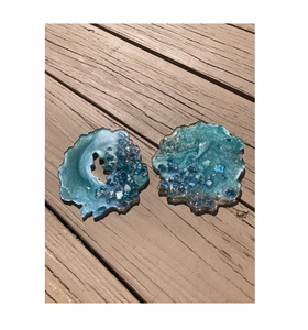 Posavasos de resina epoxi de alta calidad color gris de uso diario artículos de cocina a precio muy asequible - Product Image 4