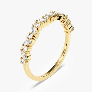 Anillo clásico, joyería para mujer, joyería de estilo bohemio de plata, Plata de Ley 925, Topacio blanco, piedras preciosas, anillo hecho a mano, regalo para esposa - Product Image 1