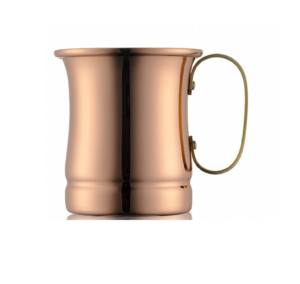 Hoja de cobre Mule Mug Diseño martillado con acabado de chapado en cobre Proveedor de forma redonda de la India - Product Image 2