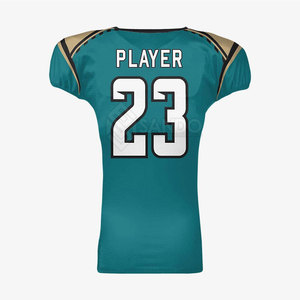 Fabricante de Pakistán, camiseta de fútbol americano, camiseta con botones, camiseta de fútbol americano de Color sólido - Product Image 3