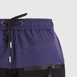 2025 nouveauté hommes décontracté coton Shorts personnalisable mi-taille genou longueur solide motif conception à vendre - Product Image 5