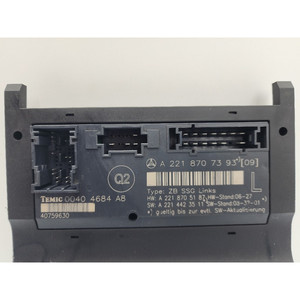 UNIDAD DE CONTROL DE AJUSTE DEL ASIENTO DELANTERO IZQUIERDO MERCEDES Clase S W221 5ª Serie A2218707393 273961 (05>13) - Product Image 3
