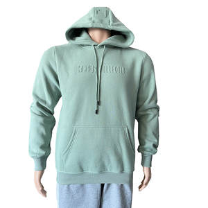 Sweat à capuche en polaire lourde personnalisé pour hommes Pull surdimensionné avec impression en relief Bonne qualité Meilleure taille 6XL pour la saison d'automne - Product Image 1