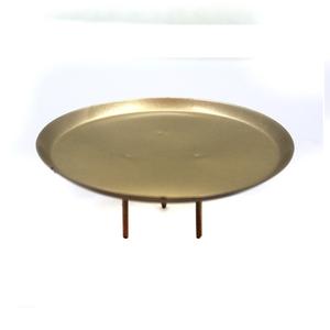 Vente chaude Fer Métal Décoratif Bougie Pilier Titulaire Gris Clair Couleur Forme Ronde Votive Titulaire À La Main - Product Image 3