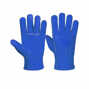 Gants de conduite en cuir de vachette grainé de qualité supérieure avec logo personnalisé, résistants à l'abrasion, protection des mains, gants durables - Product Image 2