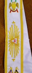 Cintas Masónicas Bordadas a Mano con LED Intermitente, Personalizadas, de Alta Calidad, con Diseño Exclusivo y de Última Tendencia - Product Image 2