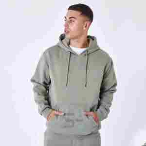 Pull à capuche 100% coton lourd de haute qualité unisexe sweat à capuche bouffant personnalisé pour hommes sweats à capuche d'impression - Product Image 5