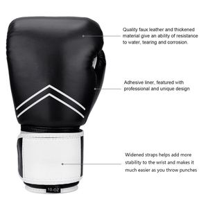 Guantes de boxeo de piel de vaca hechos a mano guantes deportivos con logotipo personalizado para entrenamiento de kick boxing y fitness - Product Image 2