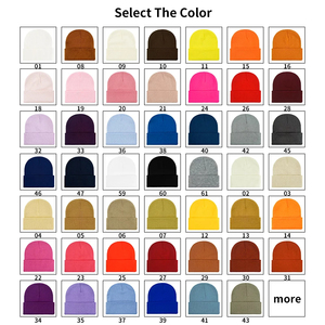 Gorro de punto Unisex de alta calidad, gorro de invierno para adultos con logotipo personalizado para mujeres y hombres, venta al por mayor - Product Image 3