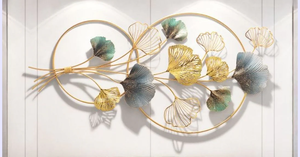 Arte de pared de Metal de una cara elegante y rústico moderno, decoración de hierro única para el hogar, sala de estar, dormitorio, jardín, oficina, boda, analógico - Product Image 4