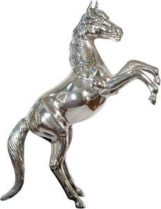 Elegante escultura de Vida Silvestre de cocodrilo hecha de aluminio Diseños artísticos de animales para la decoración del hogar Acentos interiores únicos y elegantes - Product Image 5