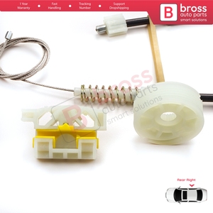 Kit de réparation de lève-vitre arrière droit BWR5096 pour Laguna MK3 X91 BT0/1 KT0/1 2007-2015 5 portes 827000001R - Product Image 6
