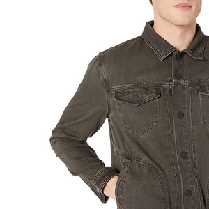 2024 Chaquetas vaqueras de alta calidad de estilo callejero para hombre nueva moda en línea al por mayor patrón de letras para invierno servicio OEM - Product Image 2