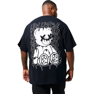 Vente en gros ODM T-shirt personnalisé 100% coton respirant à motifs col en O maillot ajusté long design décontracté avec tissu éponge - Product Image 3
