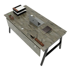 Escritorio de Oficina Moderno y Minimalista AConcept de 160x80 cm con Patas Metálicas Ensambladas para Dormitorio HBAC008 - Product Image 1