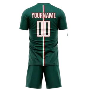 Camisetas de Fútbol Personalizadas con Nombre y Número, Sublimadas, 100% Poliéster, Secado Rápido, Transpirables, Unisex, Conjuntos de Fútbol para Equipos Adultos - Product Image 2