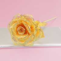 Piececool GOLD ROSE Puzzle 3D en métal, style Terre, kit d'artisanat DIY en métal complexe, cadeau esthétique pour adulte