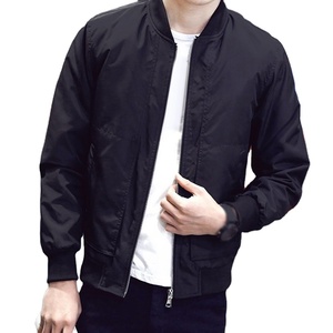 Mode hommes Bomber veste à glissière mâle décontracté Streetwear Hip Hop Slim Fit manteaux hommes vêtements haute qualité mode pour hommes - Product Image 1
