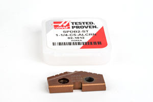 Insert de foret à pelle HSD en acier inoxydable de 1-1/4 po de diamètre, taille 2, revêtement AlCrN - Product Image 4