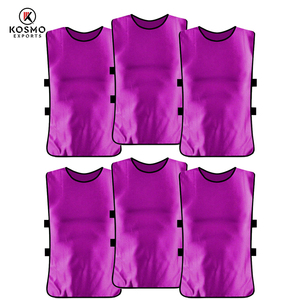 Gilet d'entraînement réversible de football et de football 100% polyester personnalisable bavoirs d'entraînement pour jeunes et adultes Logo personnalisé équipement de sport - Product Image 5