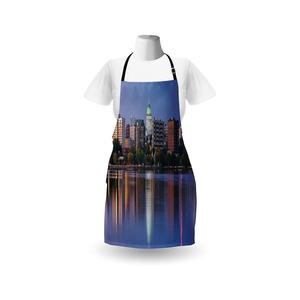 Uso multiusos Nueva llegada Superventas 100% algodón Tamaño libre Impresión personalizada Cocina Delantales de cocina - Product Image 2