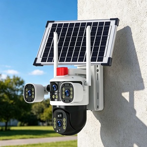 <span class=keywords><strong>Telecamera</strong></span> CCTV Solare 4G, <span class=keywords><strong>Telecamera</strong></span> IP con Scheda SIM, App Cloud, Visione Notturna Panoramica a 360°, Impermeabile, Audio Bidirezionale, <span class=keywords><strong>Telecamera</strong></span> di Sicurezza per Esterni - Product Image 4