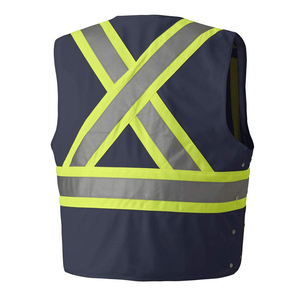 Vente en gros gilet de sécurité réfléchissant haute visibilité avec poche fabriqué dans le meilleur matériau gilet de sécurité - Product Image 5