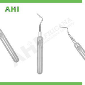 Élévateur de racine dentaire AHI 2,5 mm argenté avec poignée ergonomique intelligente, manuel, réutilisable, qualité certifiée CE Classe I - Product Image 4