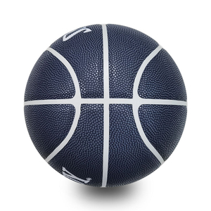 Ballon de basket-ball silencieux, durable et léger, taille 7, logo personnalisé, couleur blanche, pour enfants et jeunes, ballon en PU pour entraînement en salle, jeu, OEM - Product Image 2