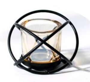 Bougeoir en cristal chauffe-plat ouragan Style Ins verre pour Noël pour la décoration de fête de mariage à la maison - Product Image 3