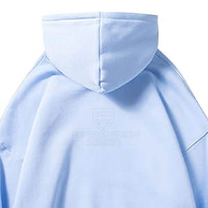 Service OEM Vente en gros Hommes Sweat-shirts à épaules tombantes 100% coton Hiver Léger Couleur unie Polaire Personnalisable - Product Image 4
