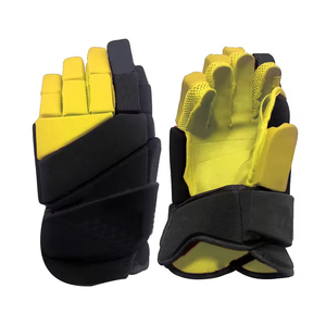 Multi Panel Full Finger Anti-Collision Ice & Field Hockey Gloves Custom Logo Printing Ice Hockey <b>Mittens</b> Unisex - Product Image 3